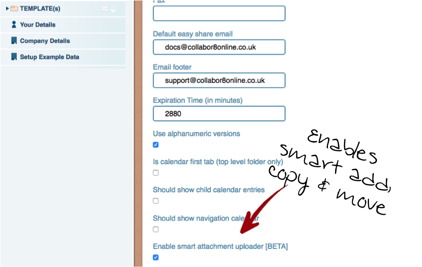 enabled smart add