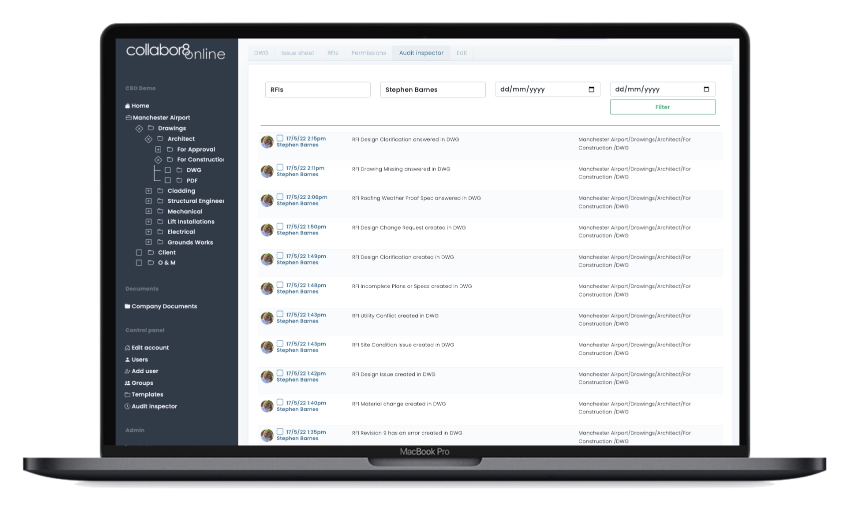 RFI's RFI Management Software