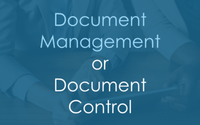 Document Management or Document Control