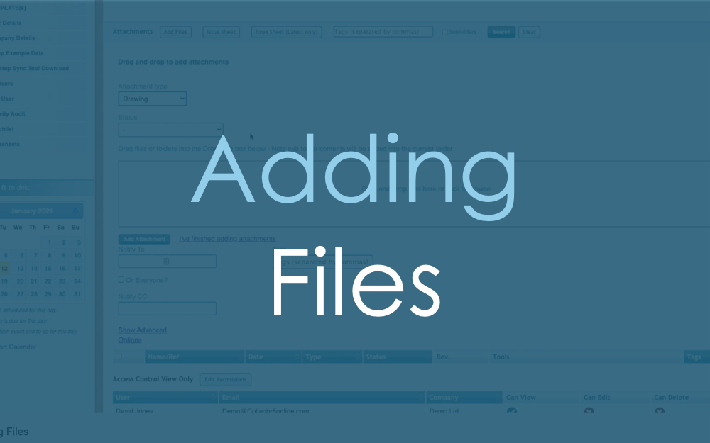 Adding Files