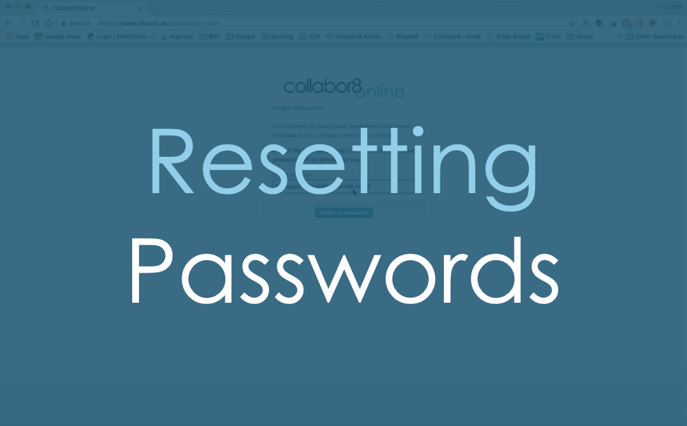 Resetting Your Password