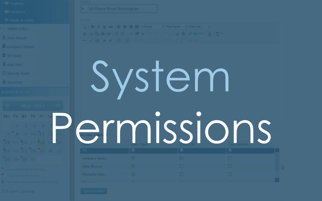 All about permissions