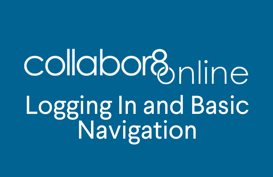 Logging In and Basic Navigation