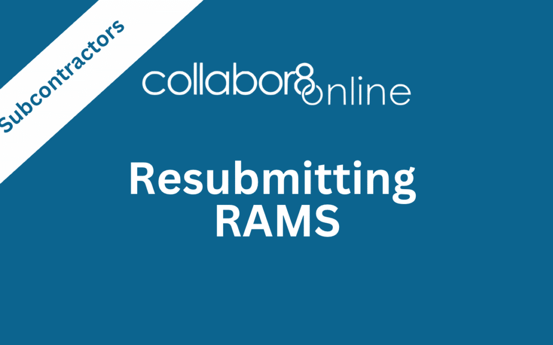 Resubmitting RAMS