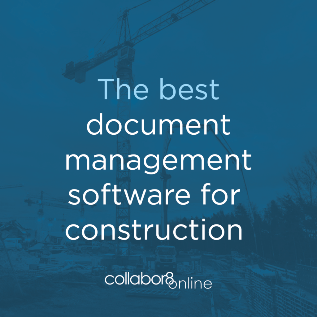 The best document management software for construction